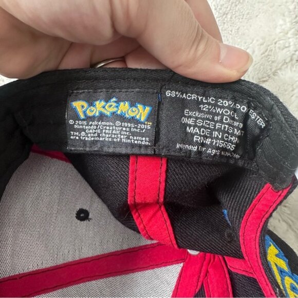 Pokemon | Poké Ball Sublimated Bill Snapback Baseball Cap - Picture 6 of 8